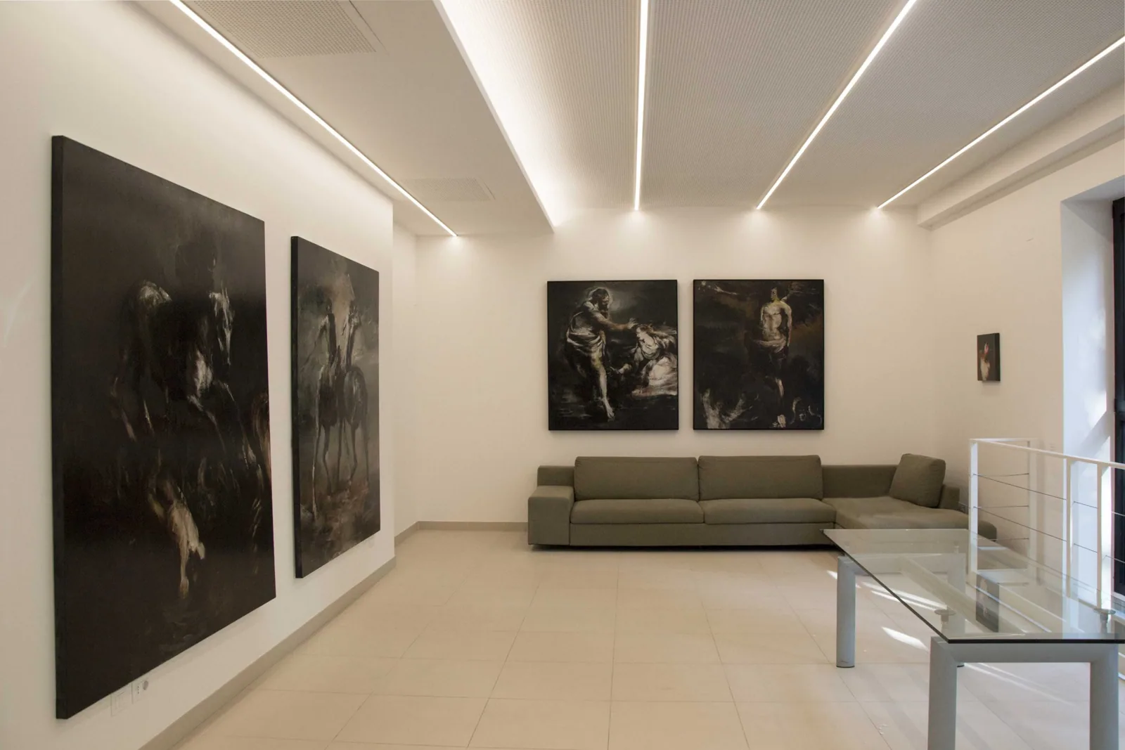 Sala espositiva della Fondazione